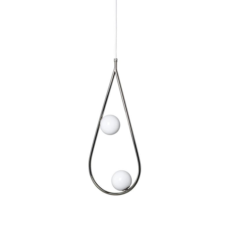Ertheion Modern Minimalist Pearls Brass Glass Pendant Lamp