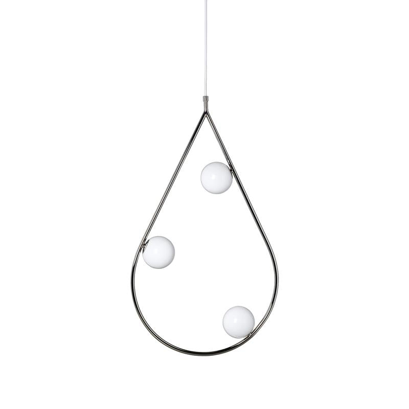 Ertheion Modern Minimalist Pearls Brass Glass Pendant Lamp
