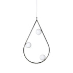 Ertheion Modern Minimalist Pearls Brass Glass Pendant Lamp