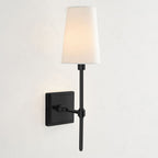 Vicarara Vintage Industrial Brass Fabric Wall Lamp