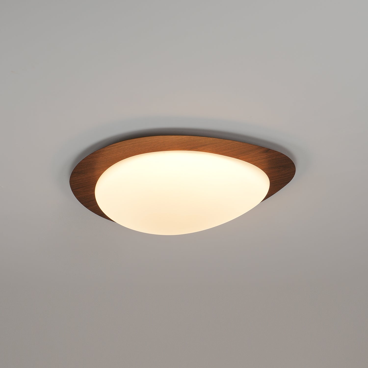 Muto Pebble Walnut Ceiling Light - image 6