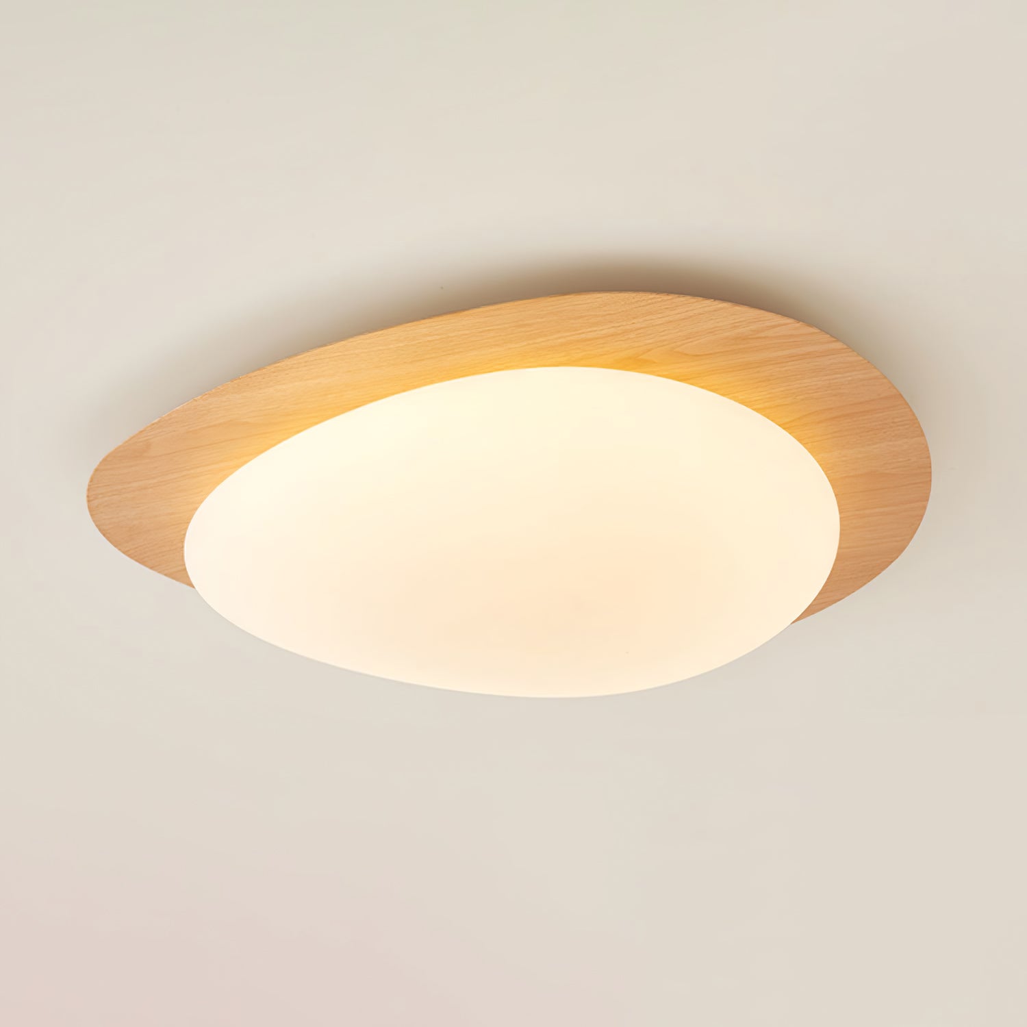 Muto Pebble Walnut Ceiling Light - image 25