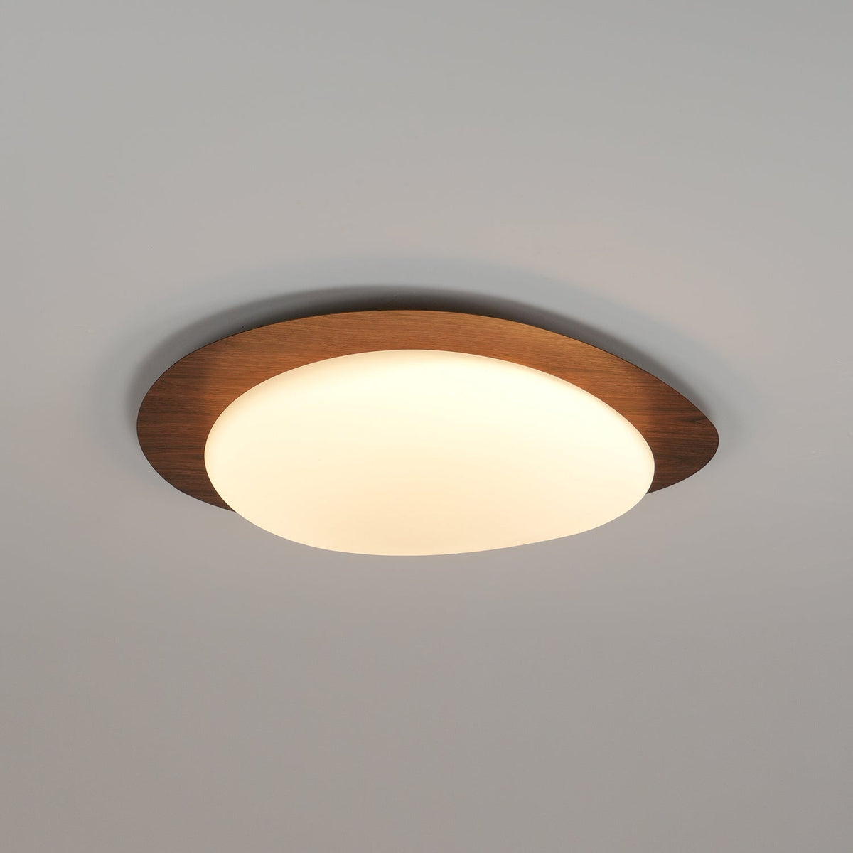 Muto Pebble Walnut Ceiling Light - image 7