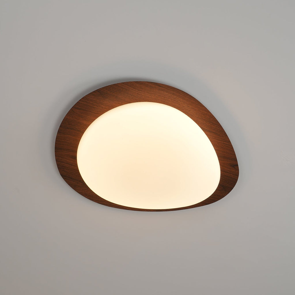 Muto Pebble Walnut Ceiling Light - image 8