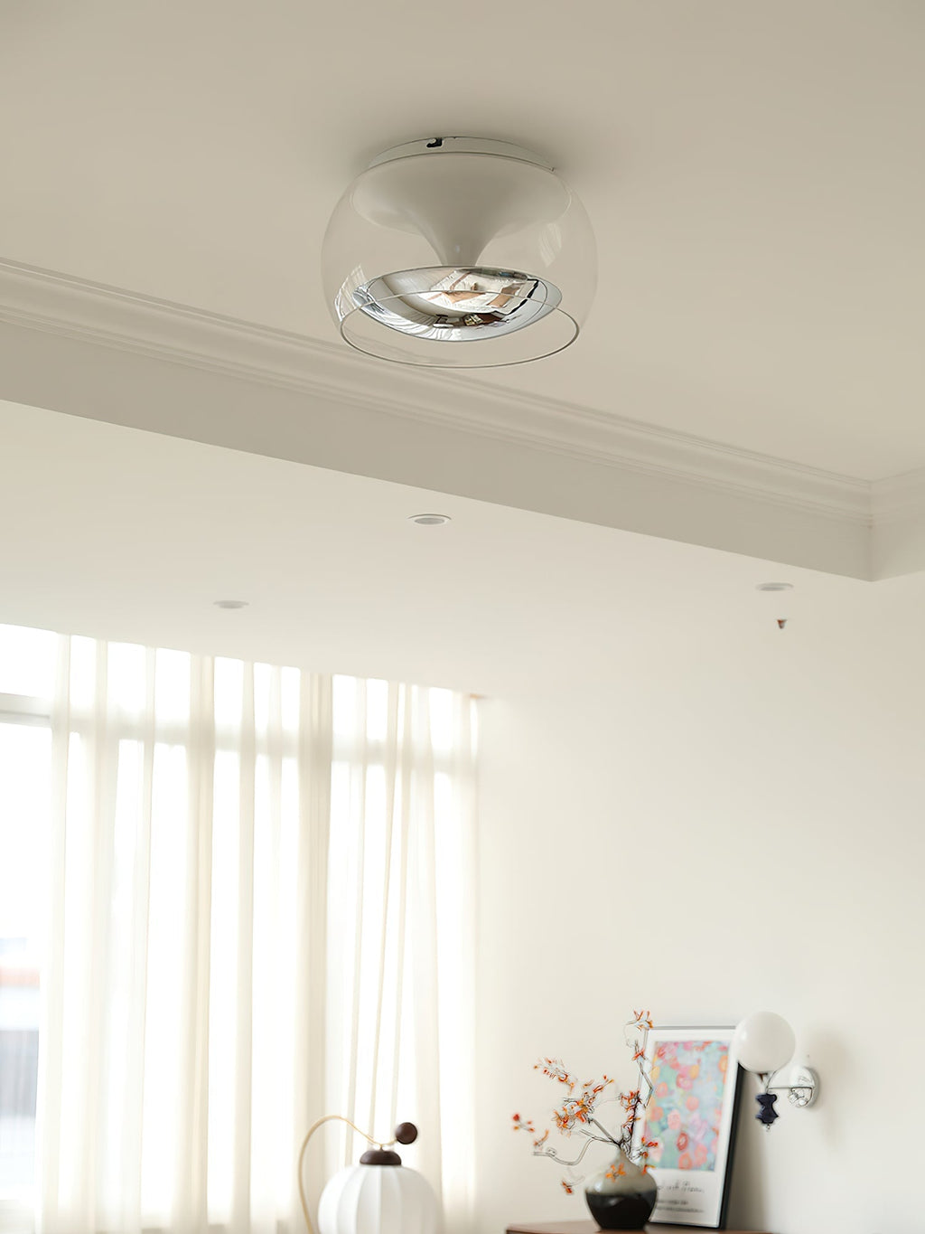 Eshair Nordic Art Pendulum Glass Ceiling Light
