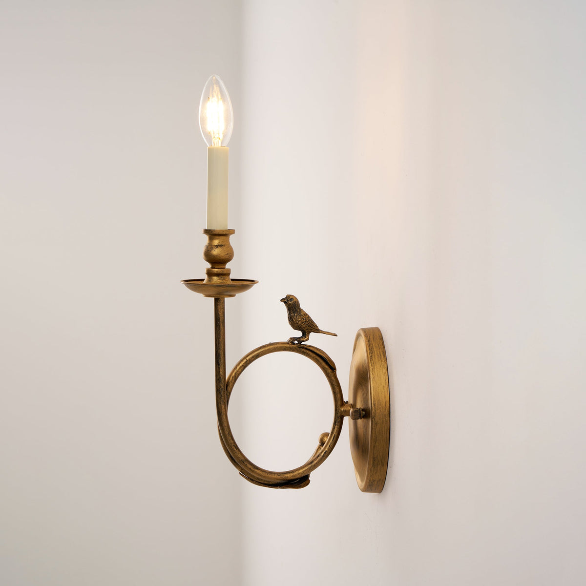 Silva Vintage Bird  Indoor Wall Sconce - image 11
