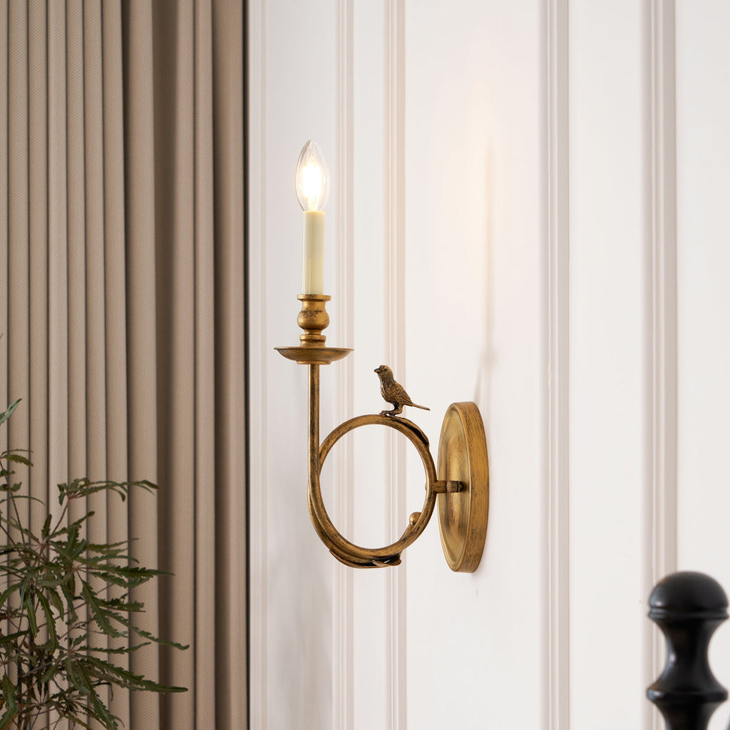Silva Vintage Bird  Indoor Wall Sconce - image 5