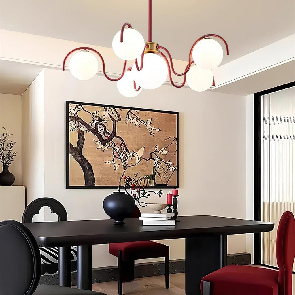 Aria  Chandelier  Blossom  Cruving Arm
