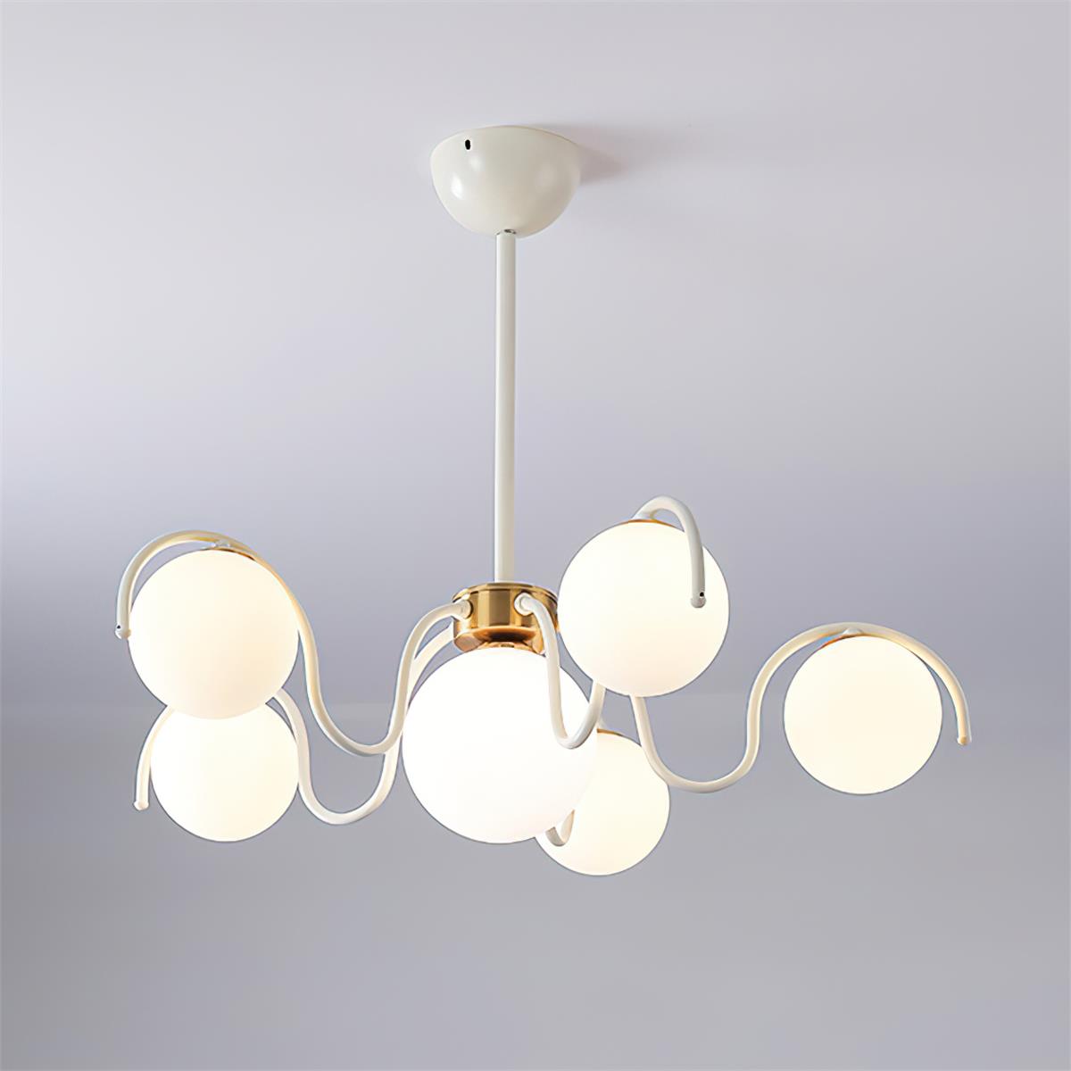 Aria  Chandelier  Blossom  Cruving Arm