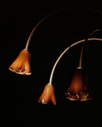Aurora Chandelier Blossom Petal Glass Arms
