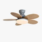 Liora Colorful Wooden Kids Ceiling Fan Light