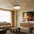 Liora Colorful Wooden Kids Ceiling Fan Light