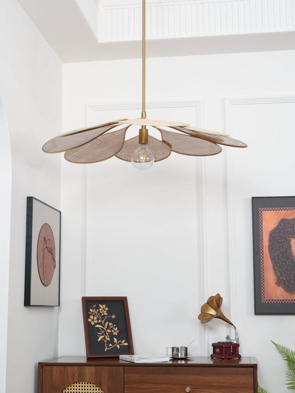 Flora Bohemian Fabric Pendant Lamp