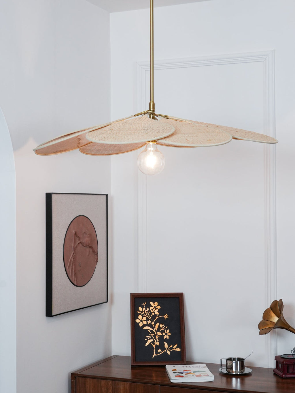 Flora Bohemian Fabric Pendant Lamp