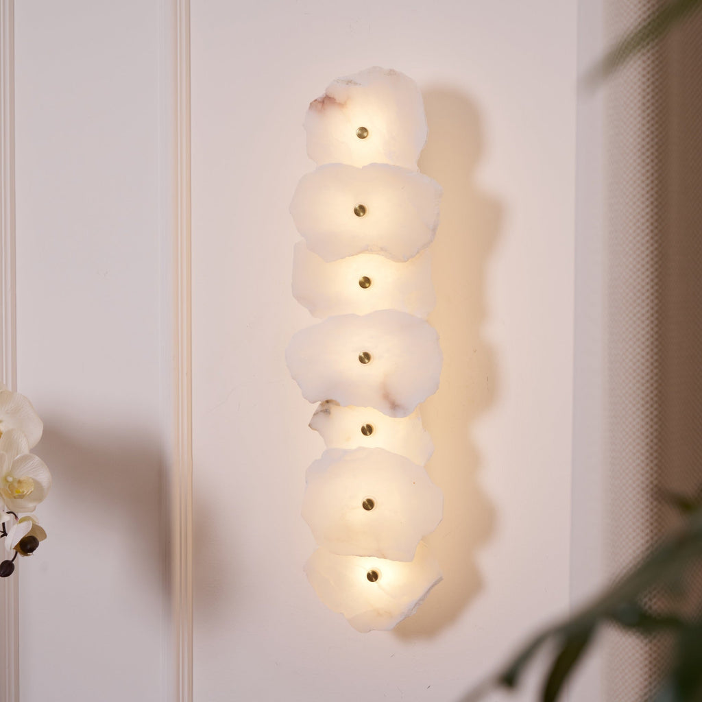 Ritta Alabaster Flower Wall Lamp - image 8