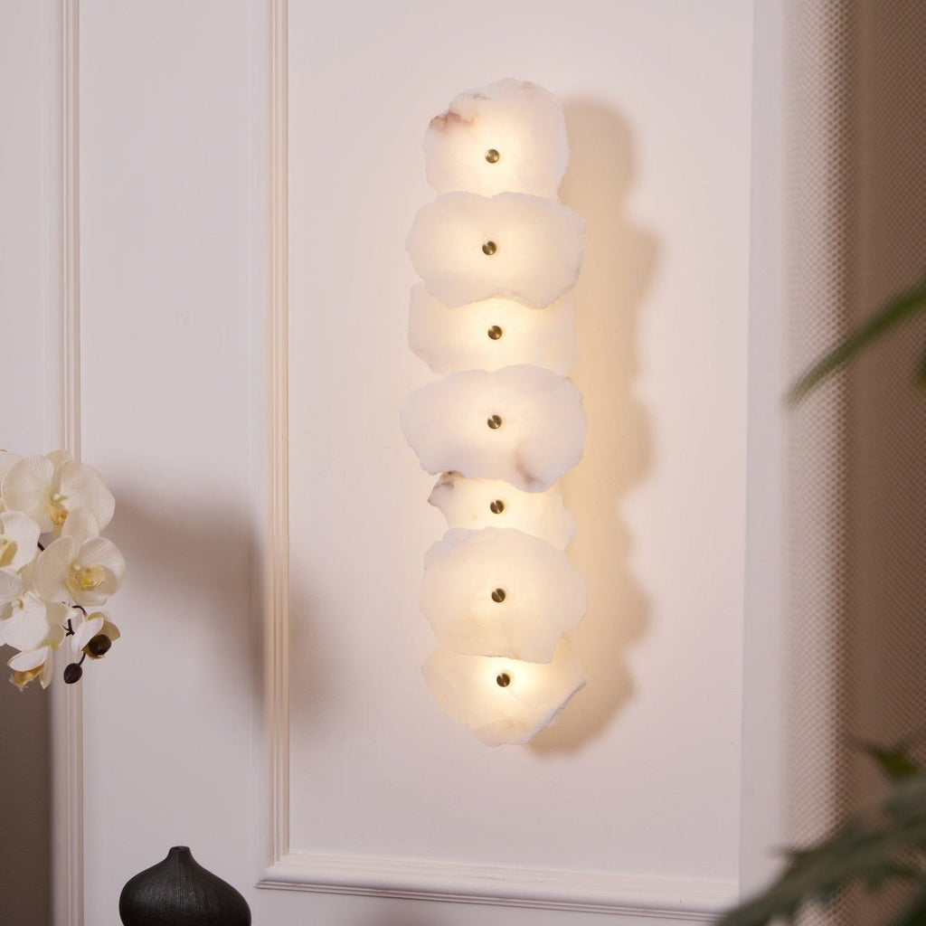 Ritta Alabaster Flower Wall Lamp - image 7