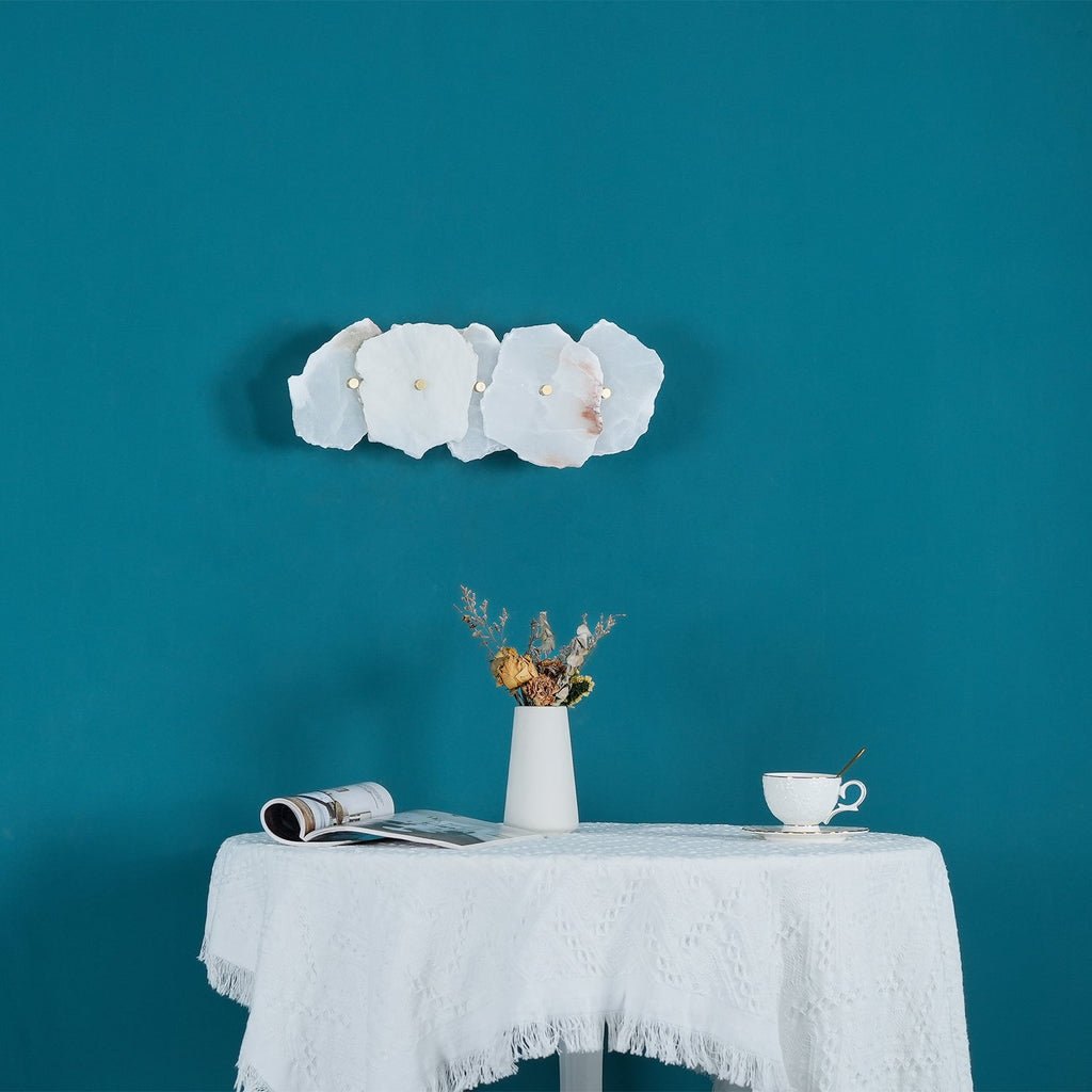 Ritta Alabaster Flower Wall Lamp - image 13