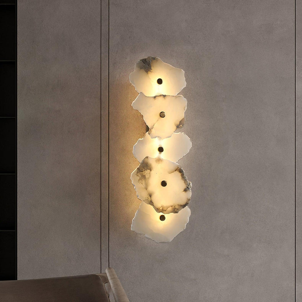 Ritta Alabaster Flower Wall Lamp - image 3