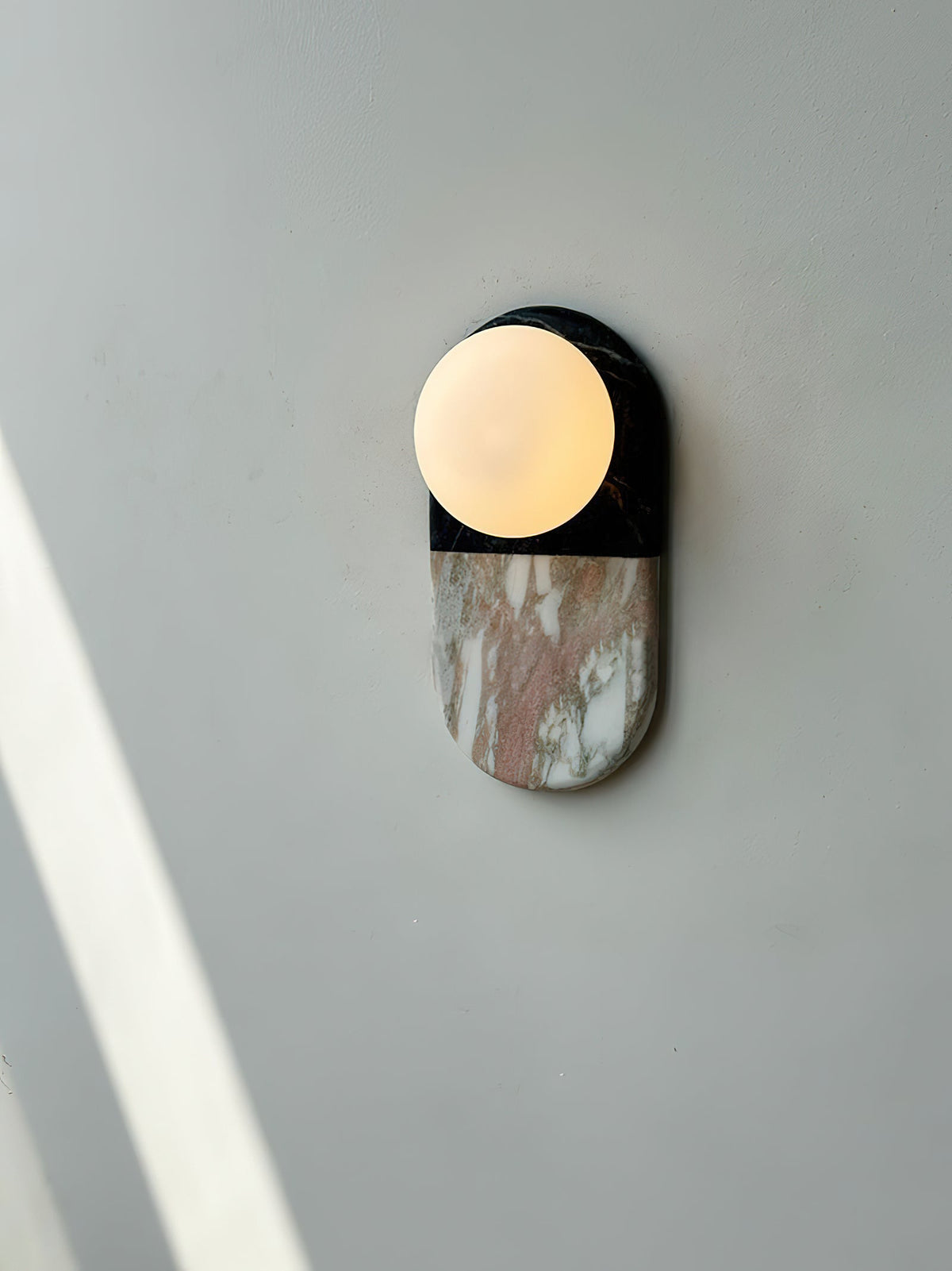 Alvynan Modern Minimalist Marble Sconce Wall Lamp