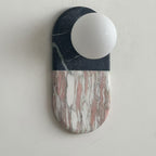 Alvynan Modern Minimalist Marble Sconce Wall Lamp