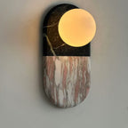 Alvynan Modern Minimalist Marble Sconce Wall Lamp