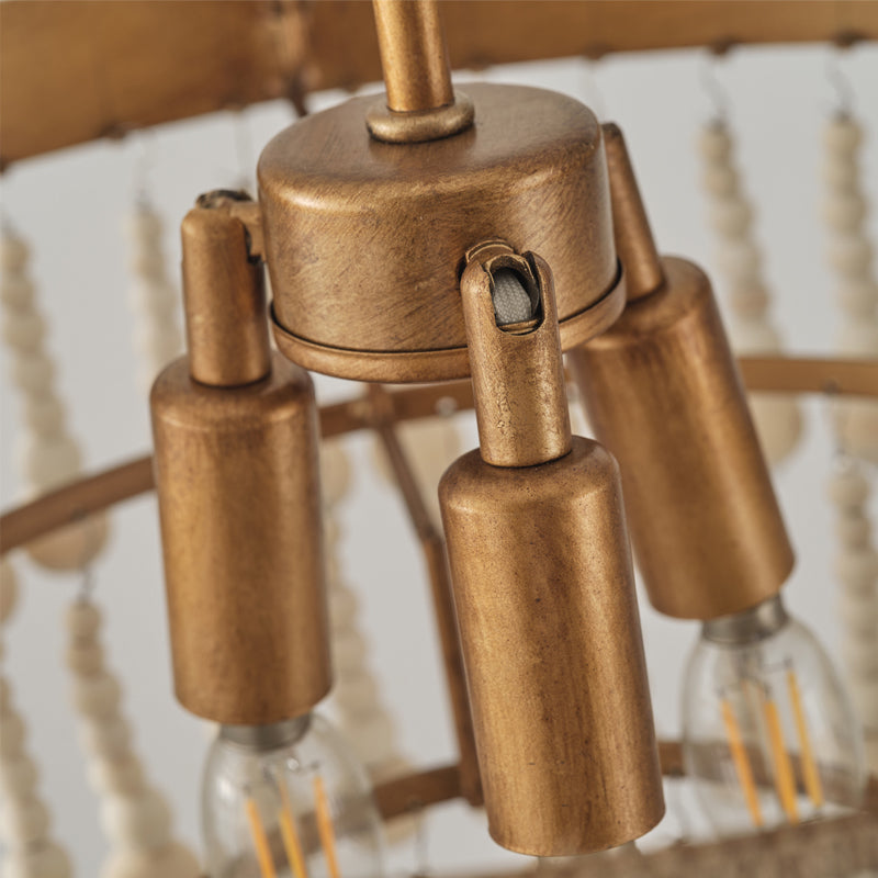Avrinir Postmodern Luxury Large Wooden Chandelier