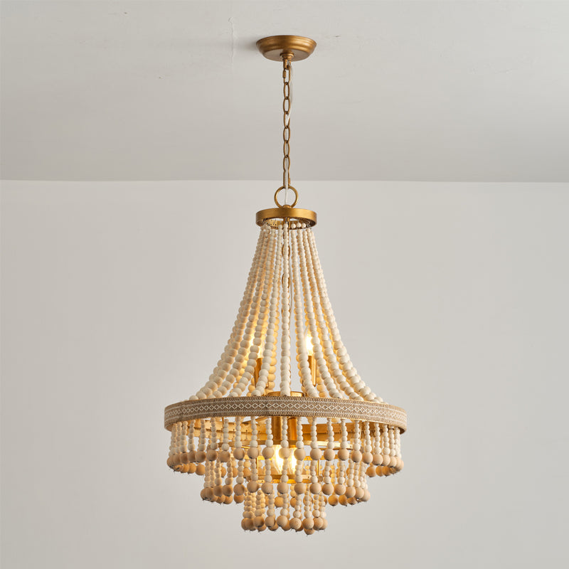 Avrinir Postmodern Luxury Large Wooden Chandelier