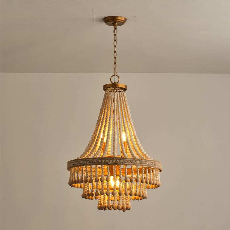 Avrinir Postmodern Luxury Large Wooden Chandelier