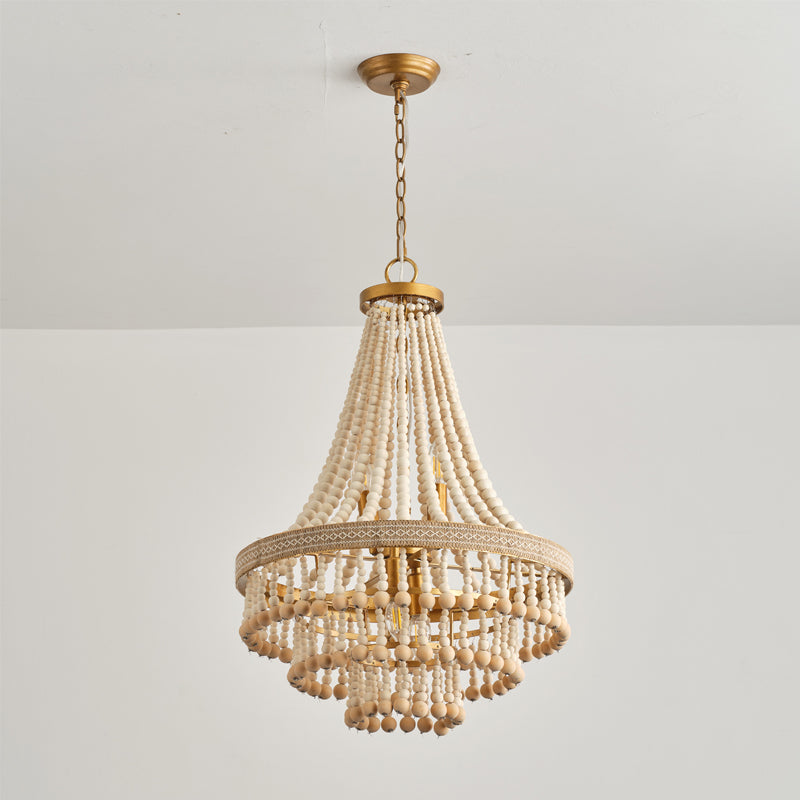 Avrinir Postmodern Luxury Large Wooden Chandelier