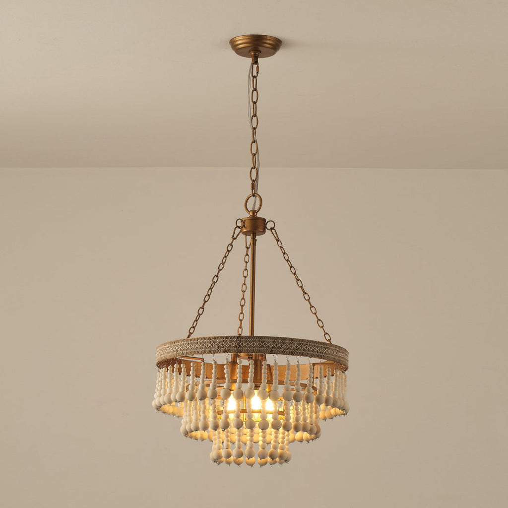 Avrinir Postmodern Luxury Large Wooden Chandelier