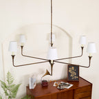 Arthaila Vintage Industrial Grande Fabric Chandelier