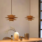 Muto Mid Century Walnut Pendant Light
