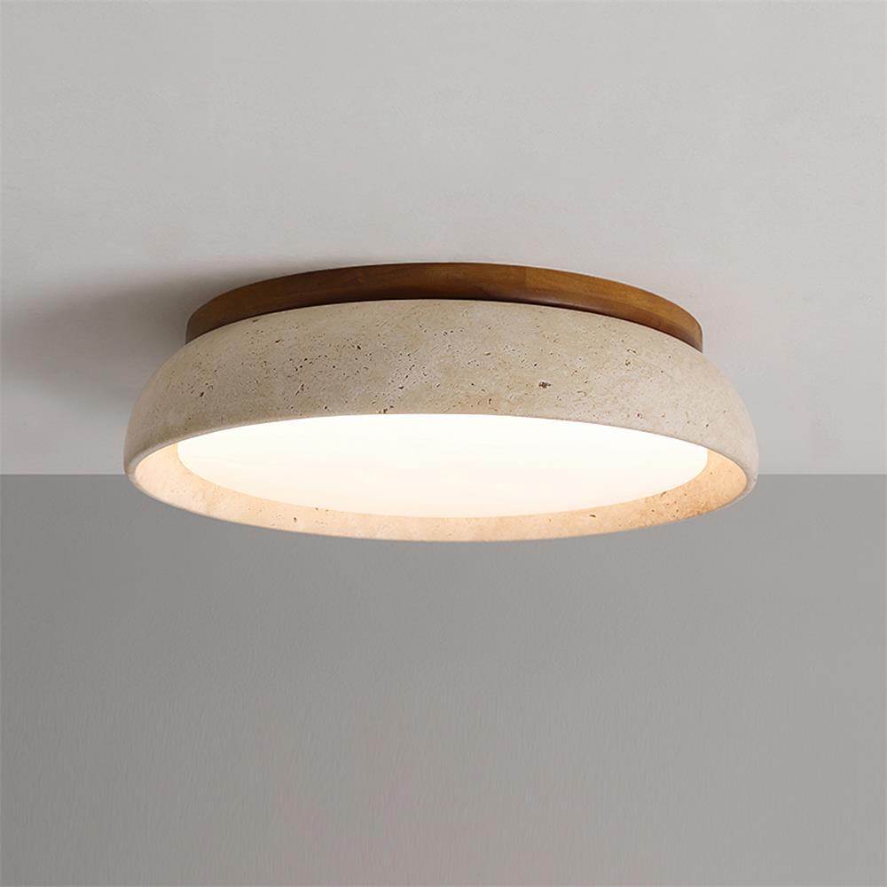Ritta Ceiling Light Piedra Travertine - Letslighting