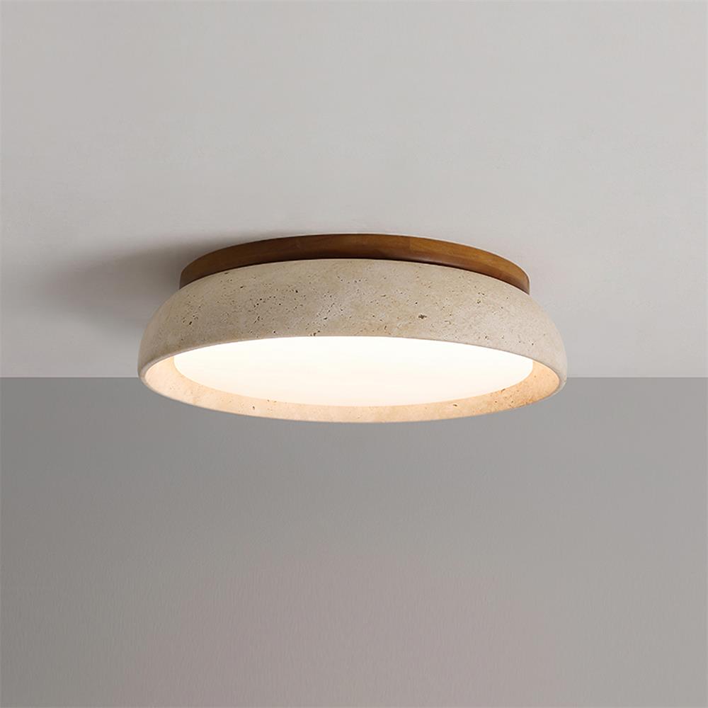 Ritta Ceiling Light Piedra Travertine - Letslighting