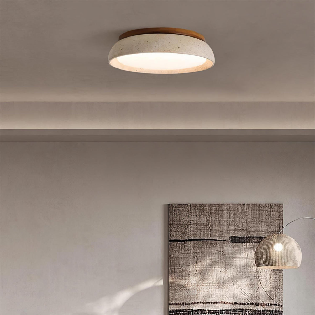 Ritta Ceiling Light Piedra Travertine - image 3