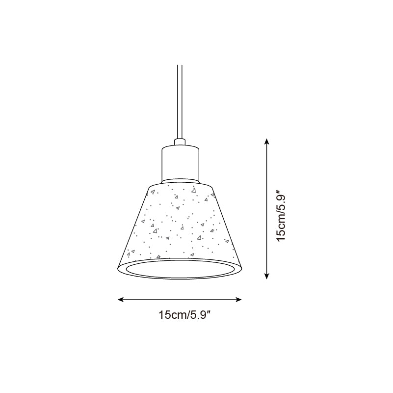 Ritta Pendant Light Travertine Cluster
