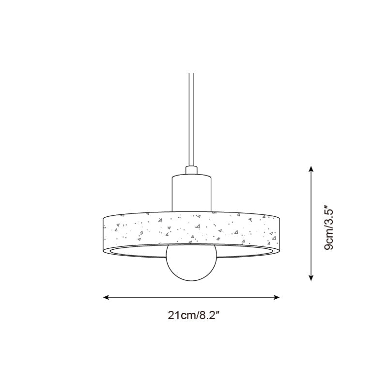 Ritta Pendant Light Travertine Cluster