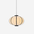 Pendant Lamp Fabric Lantern Shade Frame Vintage