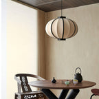 Pendant Lamp Fabric Lantern Shade Frame Vintage