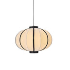 Pendant Lamp Fabric Lantern Shade Frame Vintage