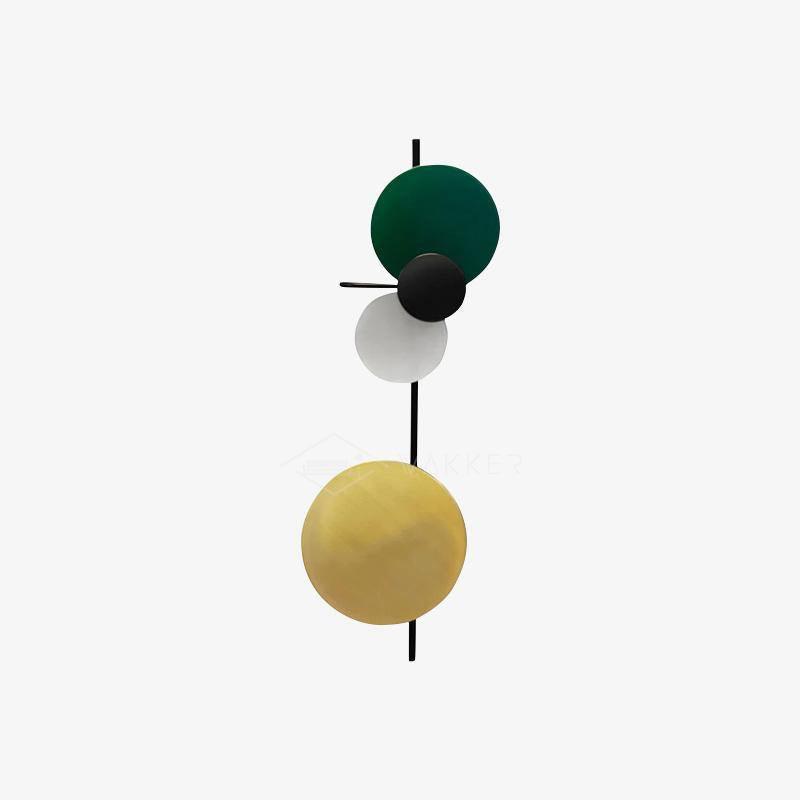 Lustra Wall Lamp Magnetic Discs Artistic
