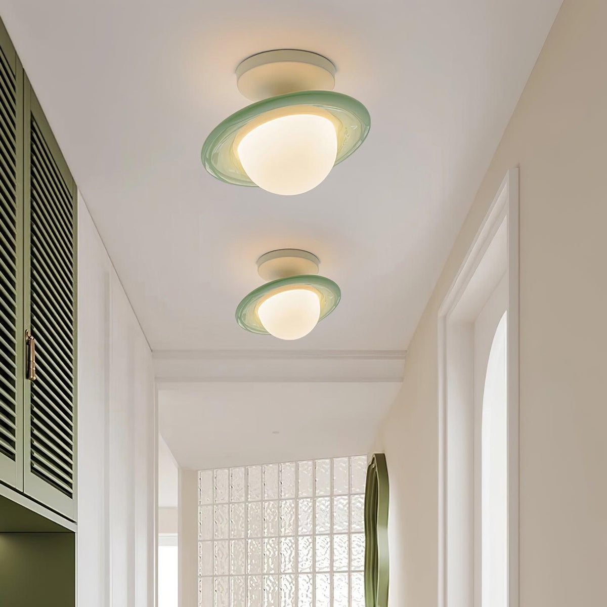 Ceiling Light Playful Planet Shape Soft Glow Whimsical Modern