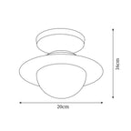 Ceiling Light Playful Planet Shape Soft Glow Whimsical Modern