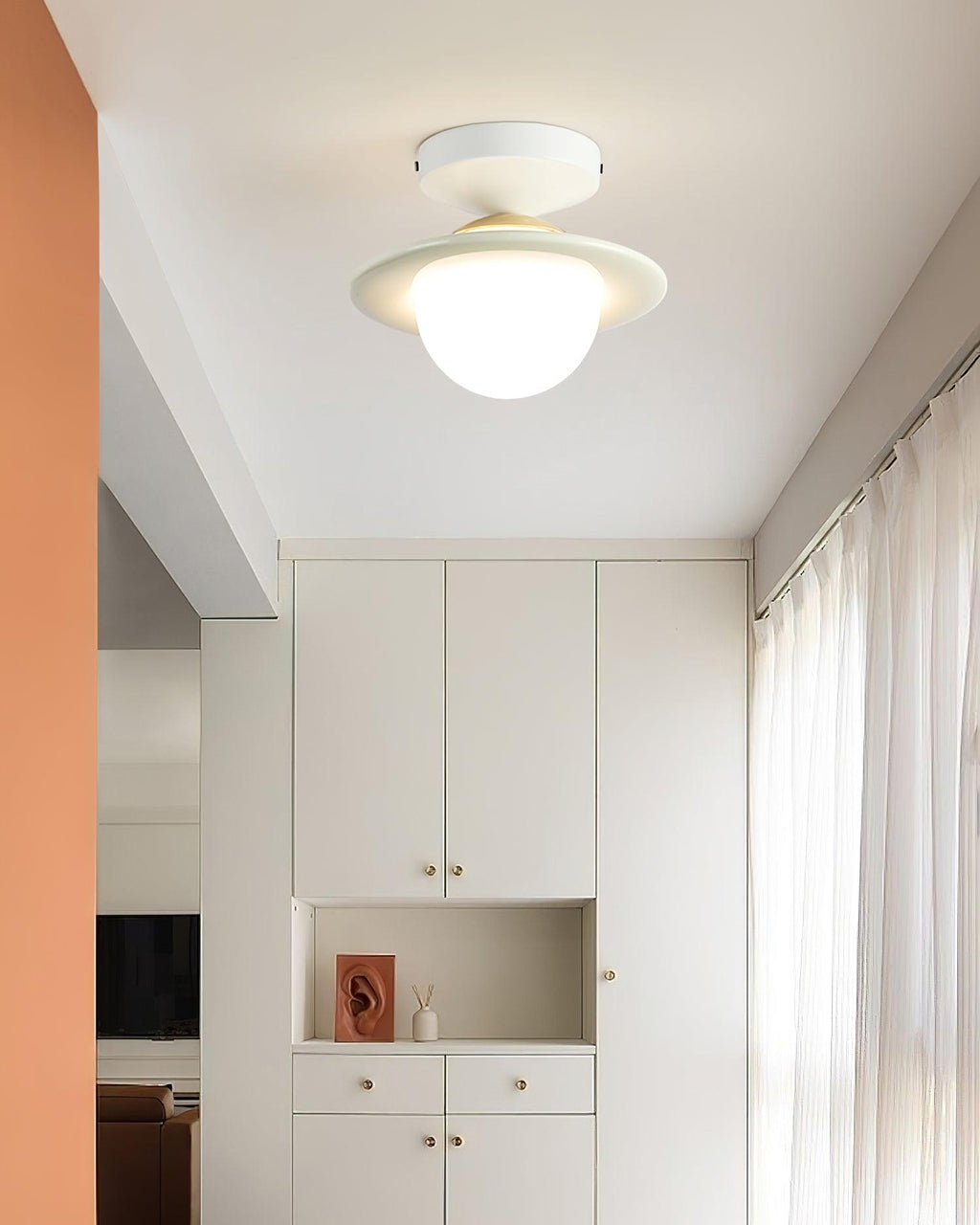Ceiling Light Playful Planet Shape Soft Glow Whimsical Modern
