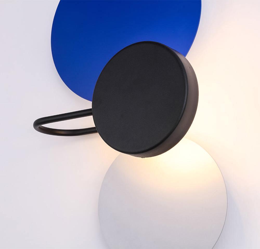 Lustra Wall Lamp Magnetic Discs Artistic