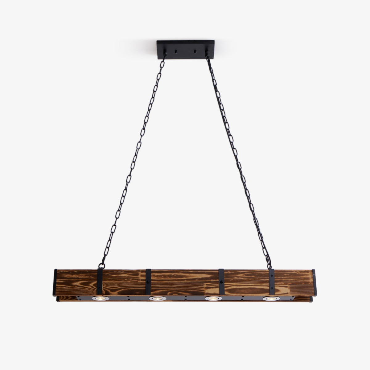 Lustra Chandelier Pleva Linear Natural Wood