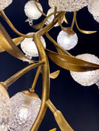 Aursorir Elegance Pomegranate Brass Glass Ceiling Lamp