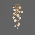 Aursorir Elegance Pomegranate Brass Glass Ceiling Lamp
