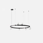 Lustra Pendant Lamp Round Black Ring