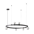 Lustra Pendant Lamp Round Black Ring